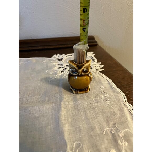 Vintage Brown Owl Toothpick Holder - Picture 5 of 5